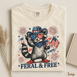 Feral  Free Shirt Comfort Colors 4th Of July Shirt Usa Independence Day Shirt Funny Raccoon Tee Patriotic Raccoon Shirt July 4th Gift 1782180189389.jpg