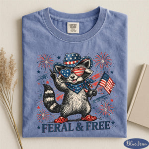 Feral  Free Shirt Comfort Colors 4th Of July Shirt Usa Independence Day Shirt Funny Raccoon Tee Patriotic Raccoon Shirt July 4th Gift 1782180189572.jpg