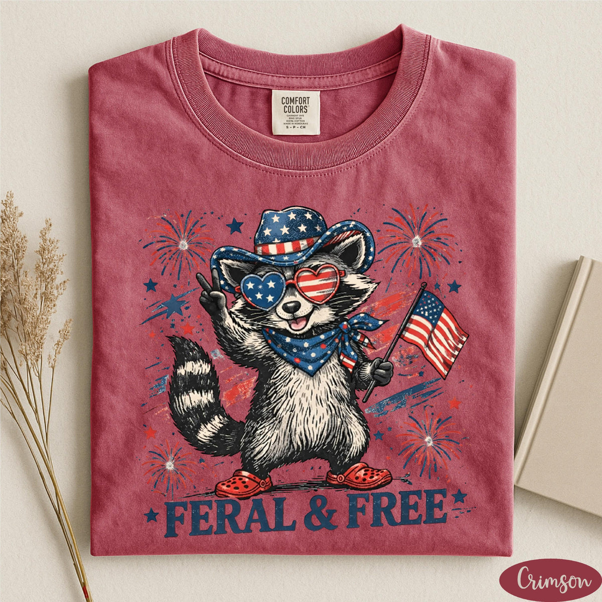 Feral  Free Shirt Comfort Colors 4th Of July Shirt Usa Independence Day Shirt Funny Raccoon Tee Patriotic Raccoon Shirt July 4th Gift 1782180190438.jpg