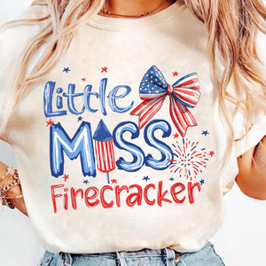 Little Miss Firecracker 4th July Tshirt Little Mister Firecracker American Girl Shirt 1782187441941.jpg