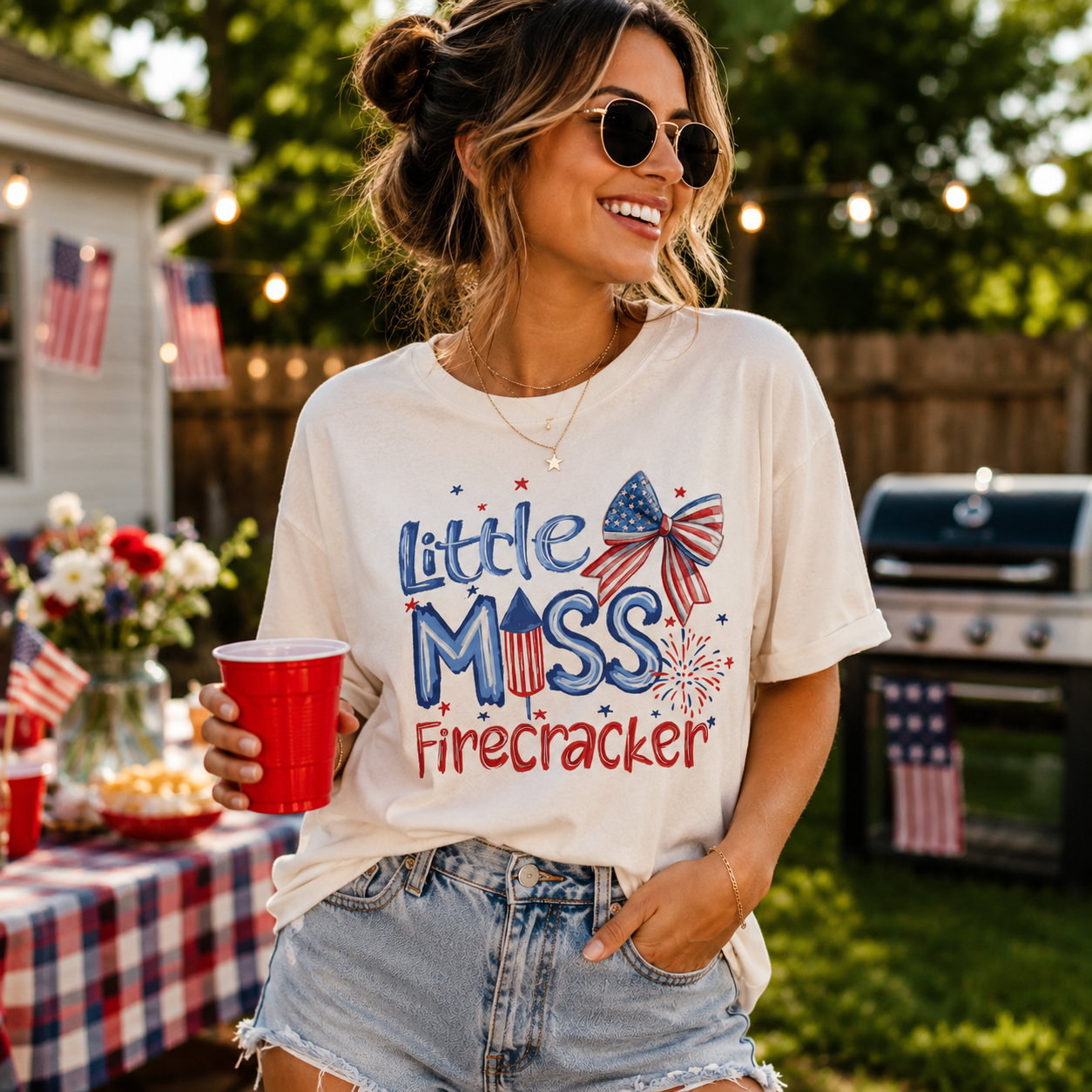 Little Miss Firecracker 4th July Tshirt Little Mister Firecracker American Girl Shirt 1782187442039.png