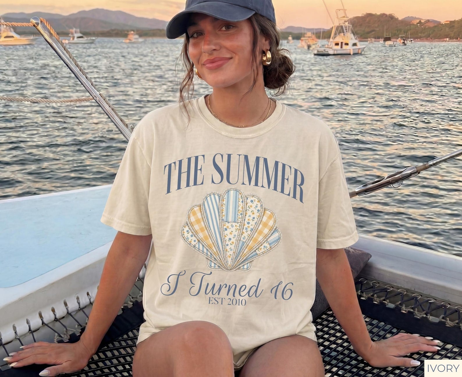The Summer I Turned 16 Shirt 16th Birthday Shirt Faux Patchwork Beach Birthday Shirt 16th Birthday Gift For Girl 1782187889469.jpg