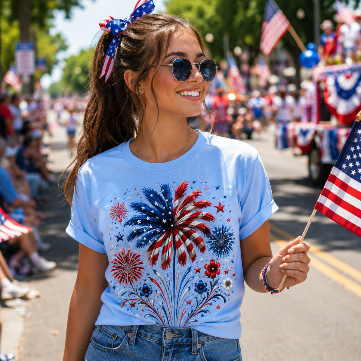 4th Of July Shirt Fireworks Usa Tee Patriotic Shirt American Flag Shirt Independence Day Tee Red White Blue Shirt Freedom Tee 1782189301228.png