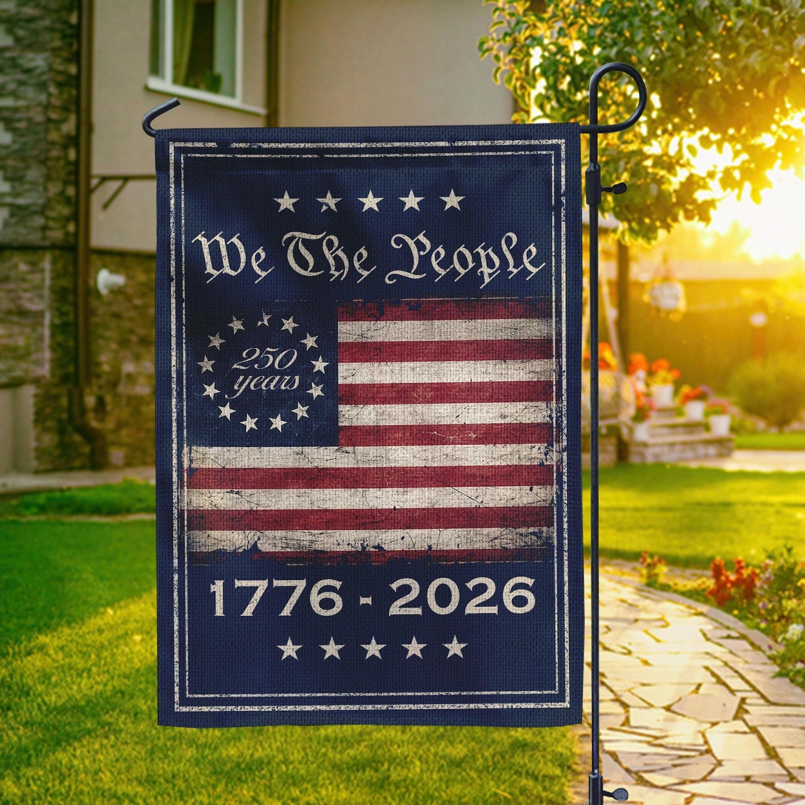 250 Years America Garden Flag Celebrate 250th Anniversary Usa Flag United States Patriotic Flag 1776 2026 Flag Patriotic Flag Gift 1782190101792.jpg