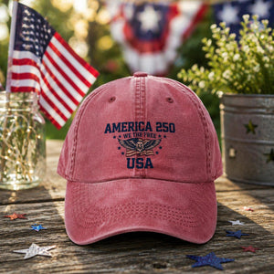 250th 4th Of July Hat Embroidered American Flag Cap Usa 250 Anniversary Baseball Hat Patriotic Hat July 4th Gift America 250 Hat 1782197203472.jpg