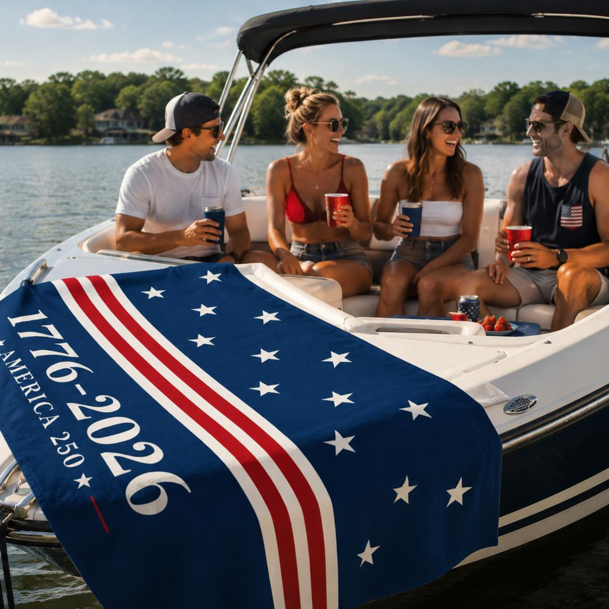 America 250 Beach Towel 1776 2026 Patriotic Pool Towel Oversized Summer Towel Fourth Of July Gift Usa Pride 1782200122525.png