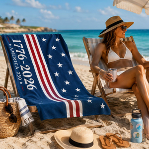 America 250 Beach Towel 1776 2026 Patriotic Pool Towel Oversized Summer Towel Fourth Of July Gift Usa Pride 1782200122575.png