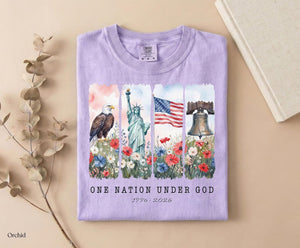 One Nation Under God Shirt America 250th Anniversary Patriotic Christian Fourth Of July Tee 1782201739645.jpg