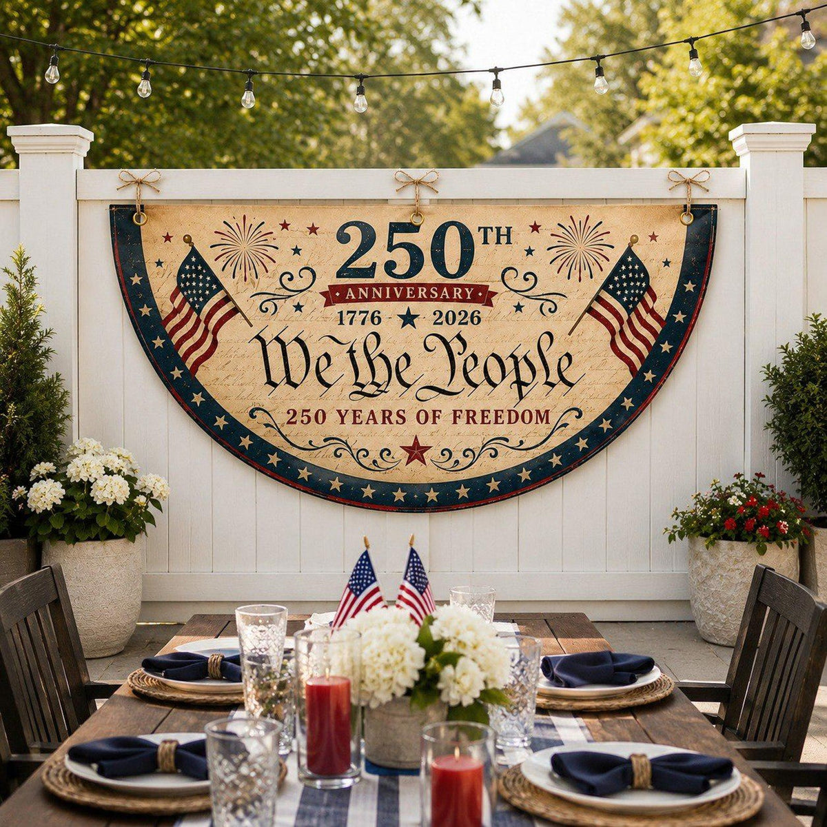 Usa 250th Anniversary Patriotic Bunting Banner We The People Semicircular Flag 1776 2026 Patriotic Fence Flag Semiquincentennial Decor 1782204914084.jpg