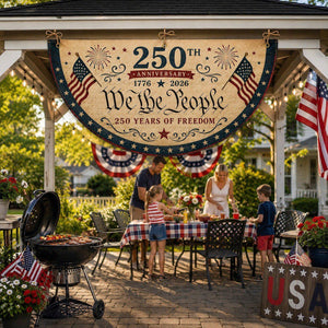 Usa 250th Anniversary Patriotic Bunting Banner We The People Semicircular Flag 1776 2026 Patriotic Fence Flag Semiquincentennial Decor 1782204914132.jpg