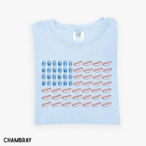 Funny 4th Of July Shirt Hot Dog American Flag Tee Bbq Party Shirt Patriotic Food Shirt Cookout Shirt Comfort Colors Graphic Tee 1782272897859.jpg