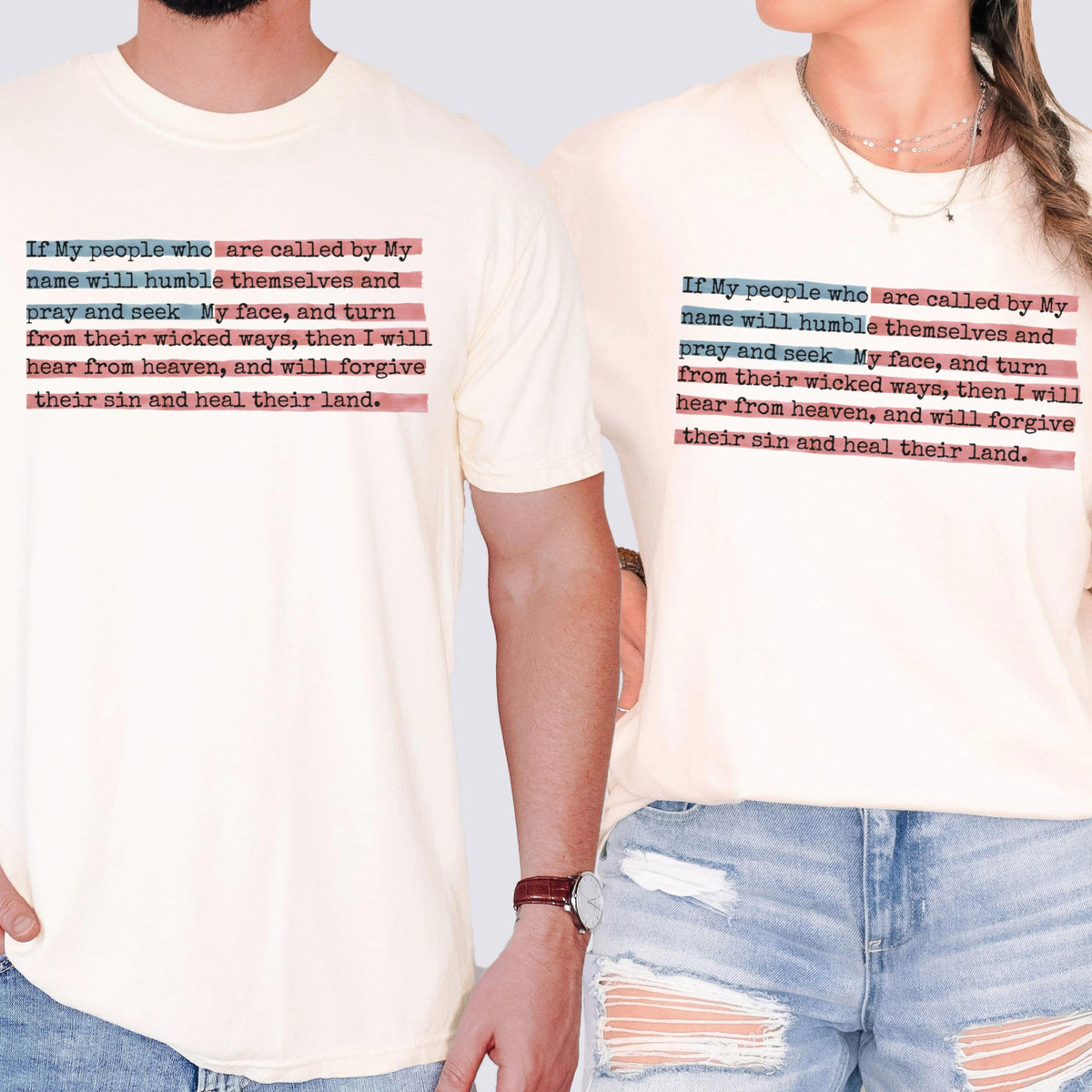 Christian Usa Shirt Patriotic Bible Verse Tee 2 Chronicles 714 Shirt Faith Freedom Shirt America Flag Shirt God Heal Our Land Shirt 1782273119255.jpg