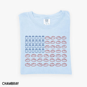Sourdough American Flag Shirt Bakery Bread Shirt Funny Sourdough Tee Baker Shirt Patriotic Baking Shirt Comfort Colors Tee 1782273697044.jpg