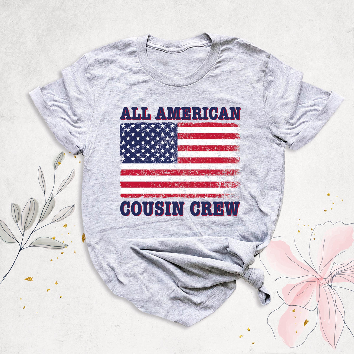 4th Of July Cousin Crew Shirt All American Cousins Tshirt Independence Day Tee Family Matching Tees Memorial Day Shirt Usa Flag Cousin Tee 1782275045886.jpg