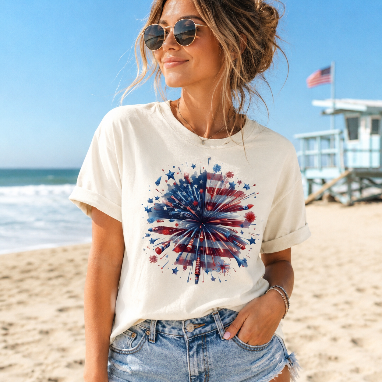 Usa Firework Women Shirt 4th Of July Shirt Independence Day Shirt America Red White Blue Shirt Patriotic Shirt American Tee 1782285956916.png