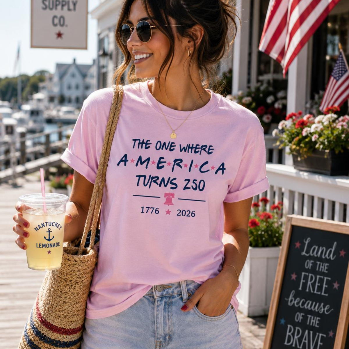 4th Of July Shirt America 250th Anniversary Tee The One Where America Turns 250 Years Tshirt 1776 2026 Usa Shirts Independence Day Shirt 1782286499092.png