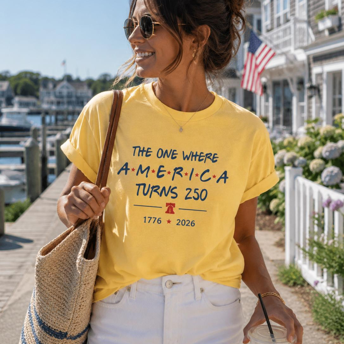 4th Of July Shirt America 250th Anniversary Tee The One Where America Turns 250 Years Tshirt 1776 2026 Usa Shirts Independence Day Shirt 1782286499131.png