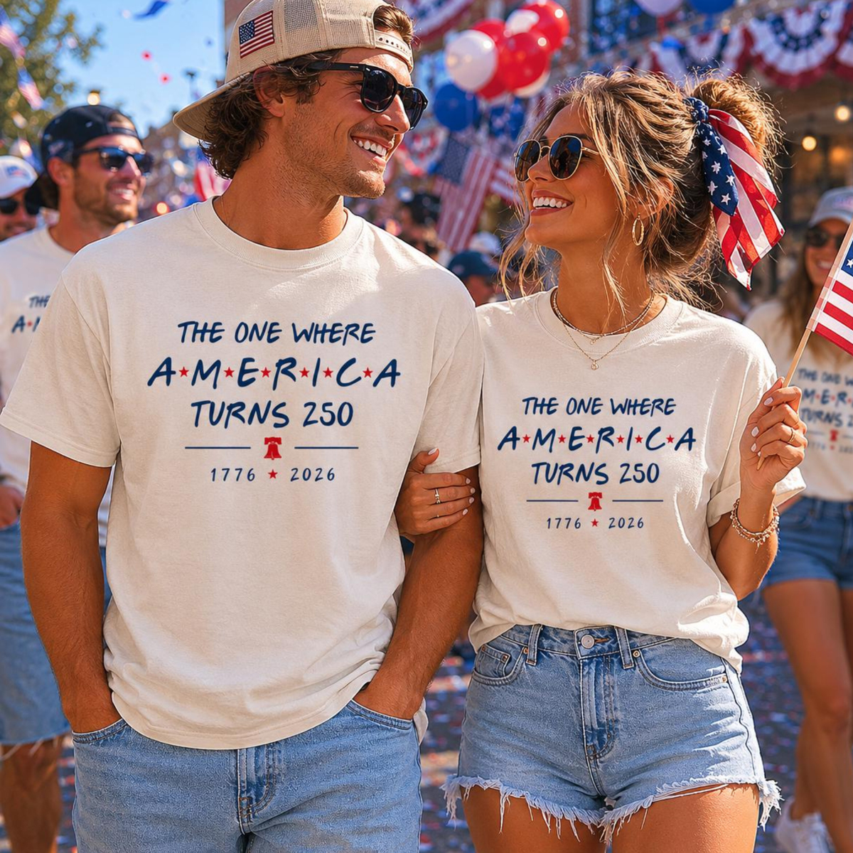 4th Of July Shirt America 250th Anniversary Tee The One Where America Turns 250 Years Tshirt 1776 2026 Usa Shirts Independence Day Shirt 1782286499153.png