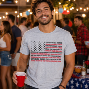 Vintage American Flag Tee With States Fourth Of July Tees United States T Shirt 4th Of July Tee Usa Shirt Patriotic Shirt Gift For Dad 1782289265451.png