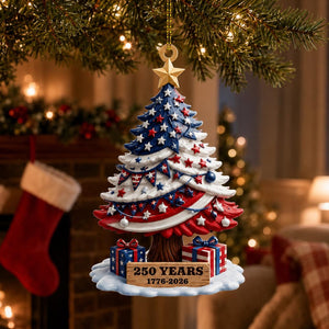 250th Anniversary Ornament 1776 2026 American Flag Christmas Tree Decor Patriotic Holiday Gift Us History Keepsake 250 Years Of America 1782355894575.jpg