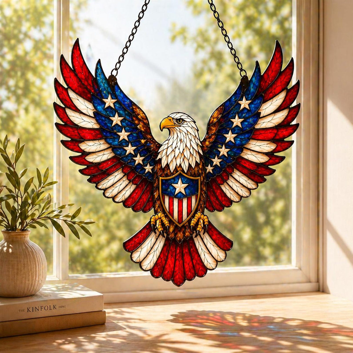 Acrylic Eagle Suncatcher Patriotic American Flag Window Decor Independence Day Hanging Ornament 1782463639241.jpg