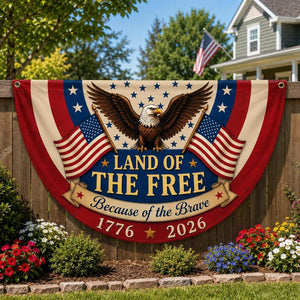 America 250th Anniversary Banner Semiquincentennial 1776 2026 Patriotic Eagle Fan Flag 250 Years Usa July 4th Independence Day 1782464523878.jpg