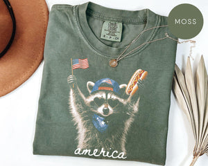 Comfort Colors Feral Raccoon Shirt Patriotic Usa Tee Funny Independence Day Apparel 1782466593328.jpg