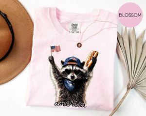 Comfort Colors Feral Raccoon Shirt Patriotic Usa Tee Funny Independence Day Apparel 1782466593456.jpg
