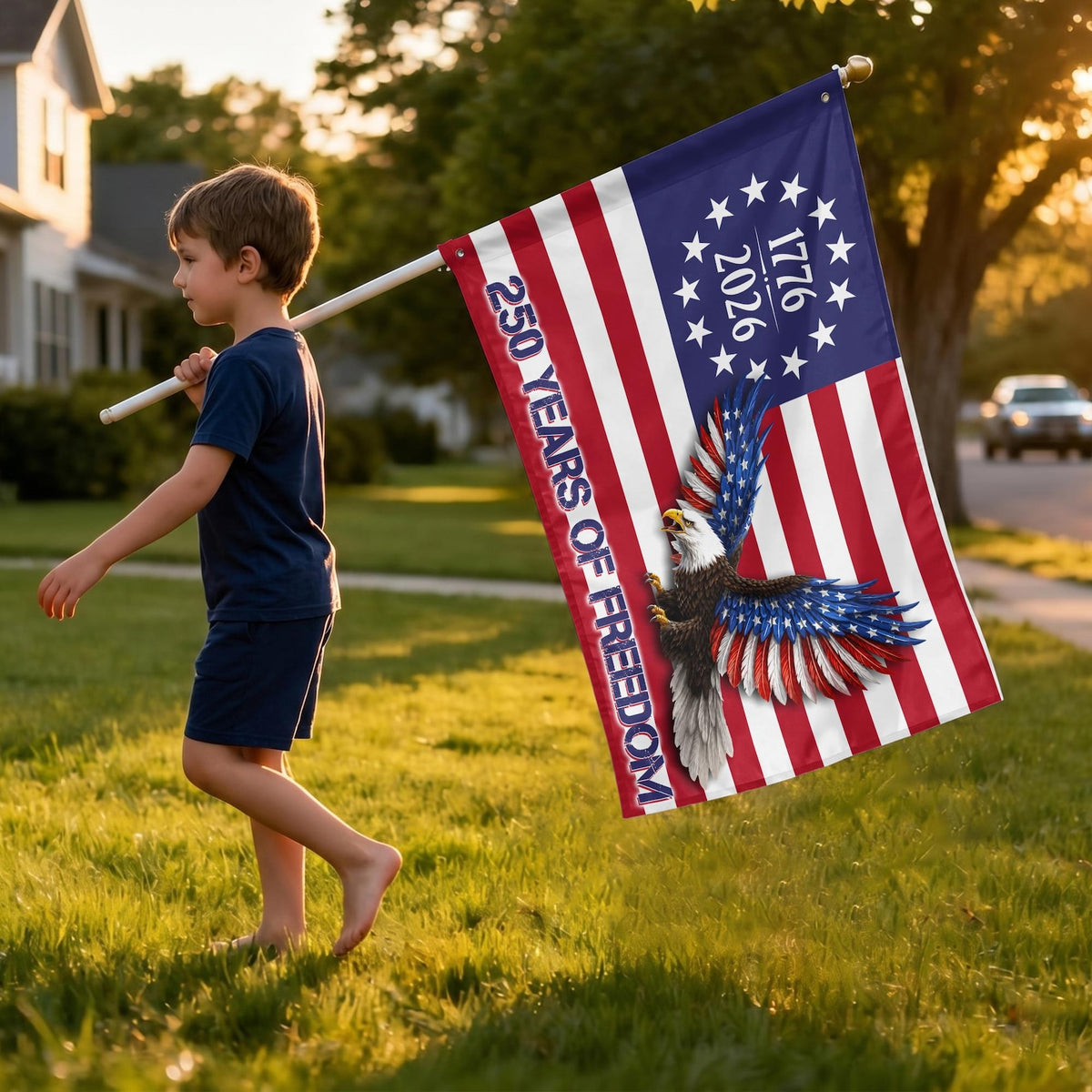 250 Years Of Freedom Flag 1776 2026 Eagle Betsy Ross Grommet Flag 4th July 250th Anniversary Gift Usa Flag United States Patriotic Flag 1782528468005.jpg