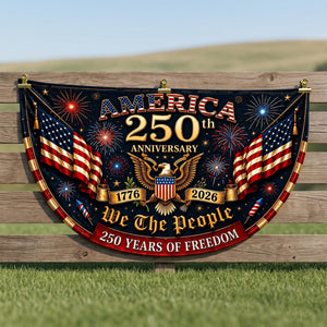 America 1776 2026 Semicircle Fence Flag Usa 250th Anniversary Patriotic Bunting Banner Freedom Porch Decor 4th Of July Gift Veteran Gift 1782531010310.jpg