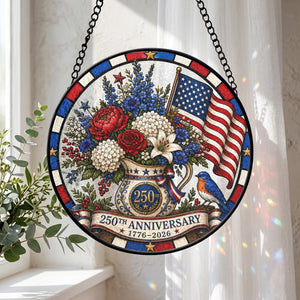 Usa 250th Anniversary Suncatcher Independence Day Stained Glass American Flag Floral Window Hanging 4th Of July Decor Patriotic Gift 1782531632004.jpg