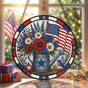 Usa 250th Anniversary Suncatcher Independence Day Stained Glass American Flag Floral Window Hanging 4th Of July Decor Patriotic Gift 1782531884688.jpg