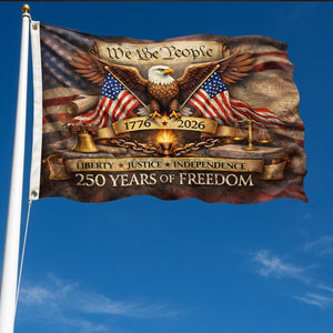 250th Anniversary Usa Flag 1776 2026 Patriotic Usa Flag Betsy Ross 13 Star Vintage American Flag Double Sided Outdoor Flag With Brass Grommets Fade Resistant   250 Years Of Freedom 1782535611405.jpg