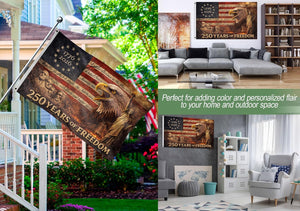 250 Years Of Freedom Flag  250th Anniversary Banner 250 Anniversary Usa Flag With Brass Grommets American Flags With Eagle Front  Back Printed Patriotic Flags Decor House 1782535980624.jpg