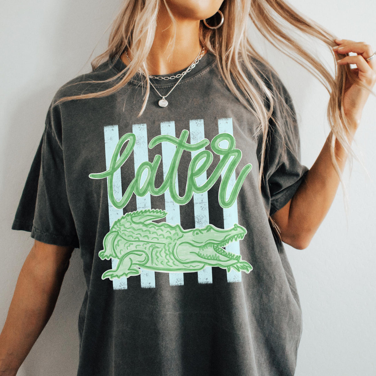 Comfort Colors Later Gator Shirt   See You Later Alligator Tshirt   Trendy Vacation T Shirt   Crocodile Graphic Funny Quote Beach Summer Tee 1782877670098.jpg