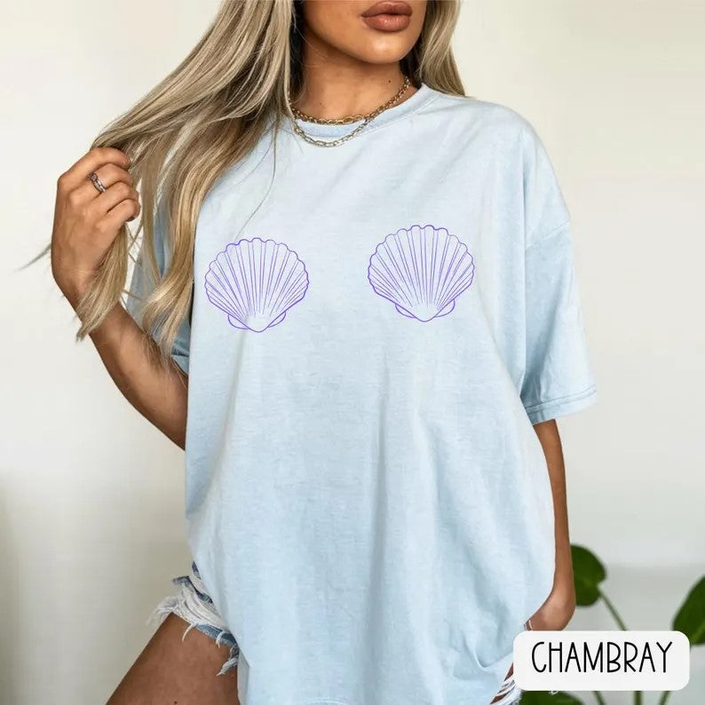 Comfort Colors Seashell Bra T Shirt Mermaid Shirt 1782879062853.jpg