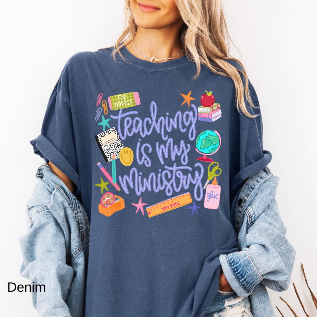 Comfort Colors Teaching Is My Ministry T Shirt Teacher Graduation Shirt Christian Teacher Gift Teacher School Teereligious Teacher Gift 1782879172555.jpg