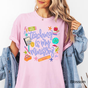 Comfort Colors Teaching Is My Ministry T Shirt Teacher Graduation Shirt Christian Teacher Gift Teacher School Teereligious Teacher Gift 1782879174469.jpg