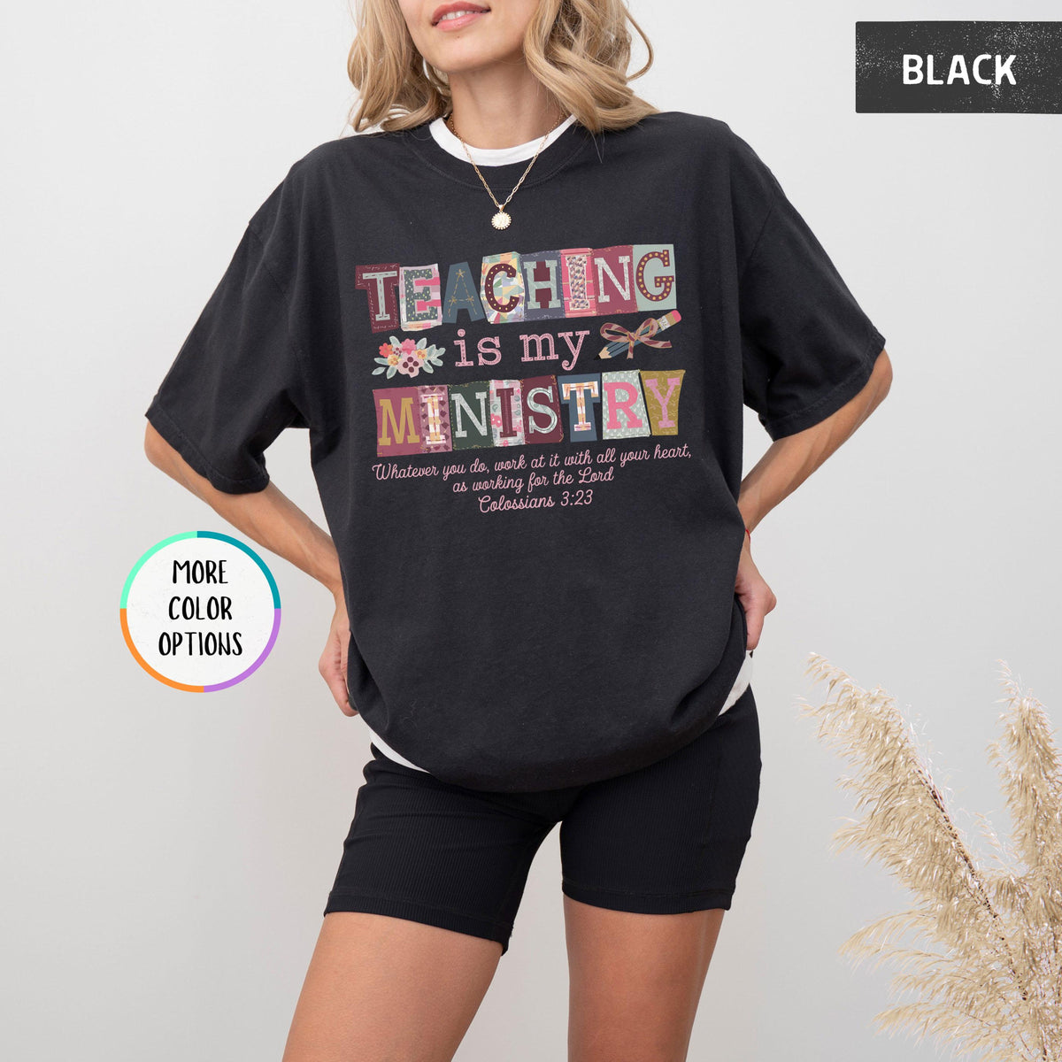 Comfort Colors Teaching Is My Ministry Shirt Christian Teacher Gift Teacher School Shirt Faith Teacher Gift Scriptural Shirt Teaching 1782879830060.jpg