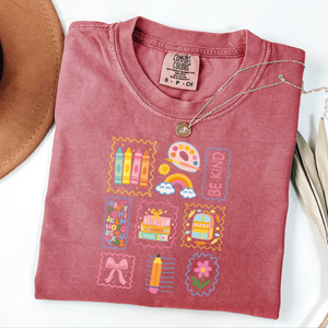 Comfort Colors Teacher Life Shirt Cute Be Kind Shirt Back To School Shirt Team Elementary School Teacher Shirt School Supply Shirt 1782880886902.png