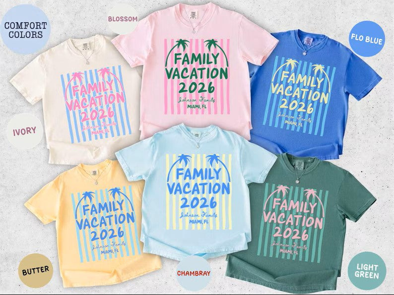Family Vacation Shirts Summer Vacation Shirts Matching Family Matching Tees Beach Vacation Family Matching Shirts Beach Shirt 1782881785617.jpg