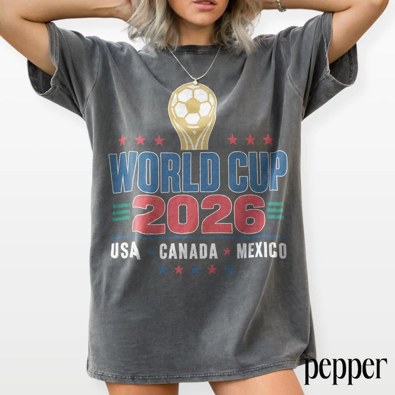 World Cup 2026 Trophy Soccer Tee Usa Canada Mexico Football Fan Shirt International Sports Graphic Top 1782890545210.jpg