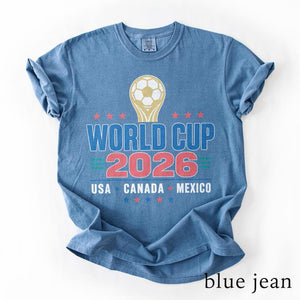 World Cup 2026 Trophy Soccer Tee Usa Canada Mexico Football Fan Shirt International Sports Graphic Top 1782890545273.jpg