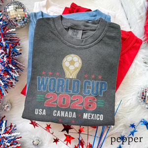 World Cup 2026 Trophy Soccer Tee Usa Canada Mexico Football Fan Shirt International Sports Graphic Top 1782890545423.jpg