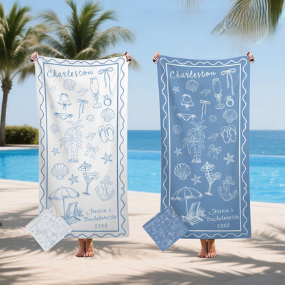 Bachelorette Party Pool Towelfriends Beach Trip Gift Vacation Towelsbachelorette Trip Giftbeach Towelsbride Beach Towels 1782894999066.jpg