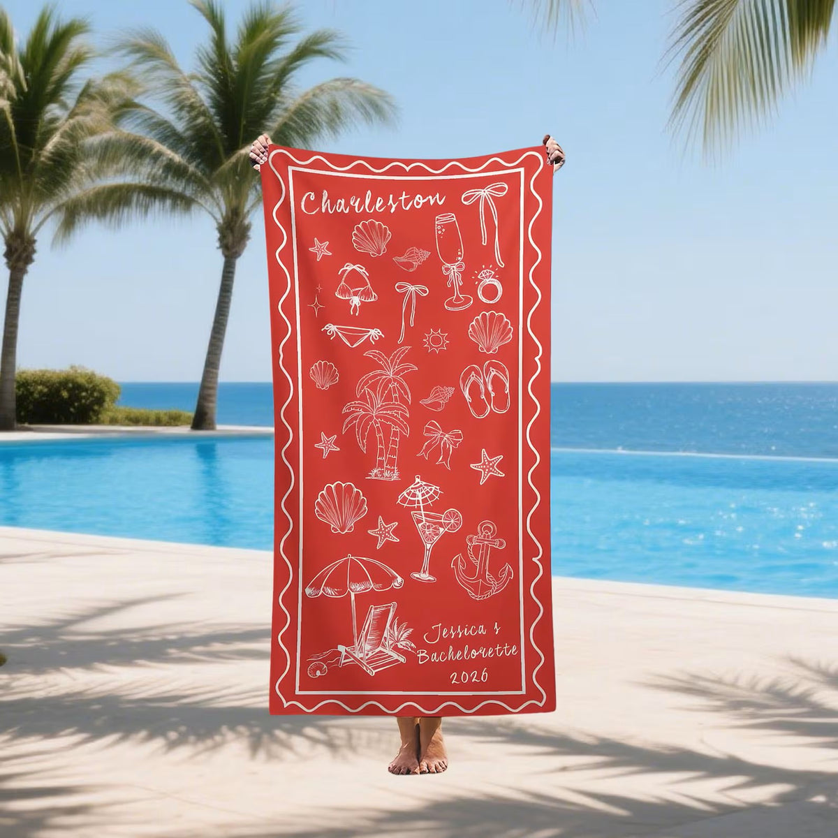 Bachelorette Party Pool Towelfriends Beach Trip Gift Vacation Towelsbachelorette Trip Giftbeach Towelsbride Beach Towels 1782894999299.jpg