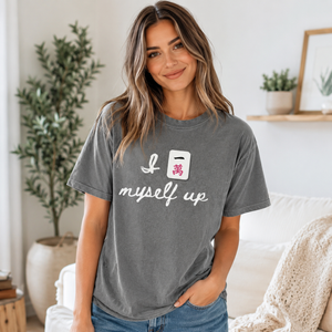 Comfort Colors I Crack Myself Up Funny Mahjong Shirt Gift For Mahjong Lover Mahjongplayer Tshirt Mahj Tee Mahjong Group Club Team Merch 1782985174263.png