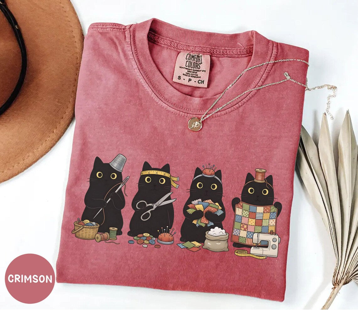 Black Cats Sewing Shirt Funny Sewing Lover Gift Funny Quilting Shirt Needle Worker Shirt For Quilter 1782986757314.jpg