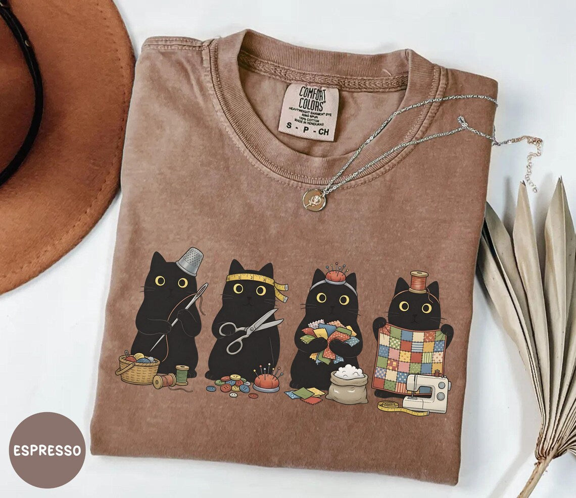 Black Cats Sewing Shirt Funny Sewing Lover Gift Funny Quilting Shirt Needle Worker Shirt For Quilter 1782986757330.jpg