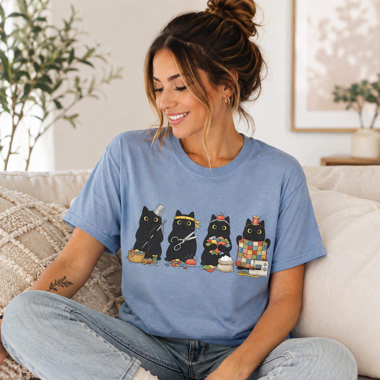 Black Cats Sewing Shirt Funny Sewing Lover Gift Funny Quilting Shirt Needle Worker Shirt For Quilter 1782986757956.png